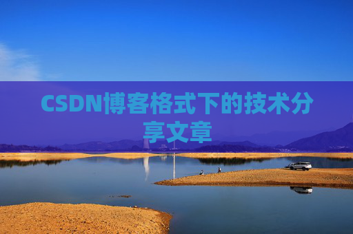 CSDN博客格式下的技术分享文章